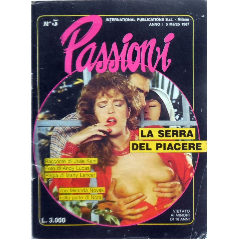 PASSIONI N.5 1987 MIRANDA NOVAK