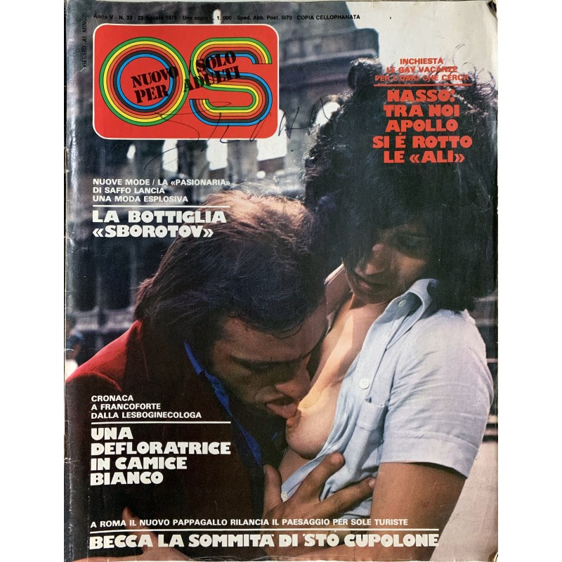 OS settimanale dei quattro sessi n.33 1975